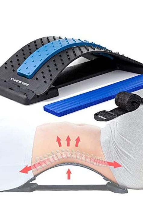 Ever wanted to crack your back in just the right spot but didnt know how? well look no further with this device you can crack your back in all the right places just pick a slot to slide the cracker into position it at the bottom of your back, lean back and your back will crack in just the right spot Cracking Your Back, Back Stretching, Back Stretcher, Lower Back Pain Relief, Back Stretches, Lower Back Pain, Back Exercises, Back Pain Relief, Gym Rat