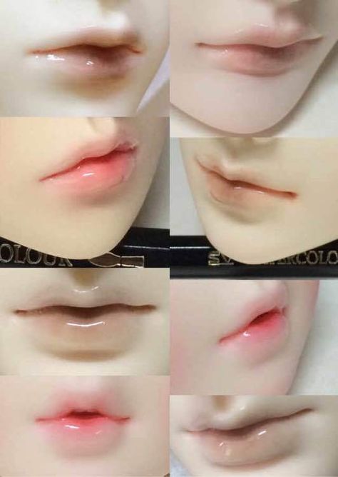 Tutorials Art, Lips Art, Sketches Art, Mouth Drawing, Free To Use Images, 얼굴 그리기, Lips Drawing, Digital Painting Tutorials, Poses References