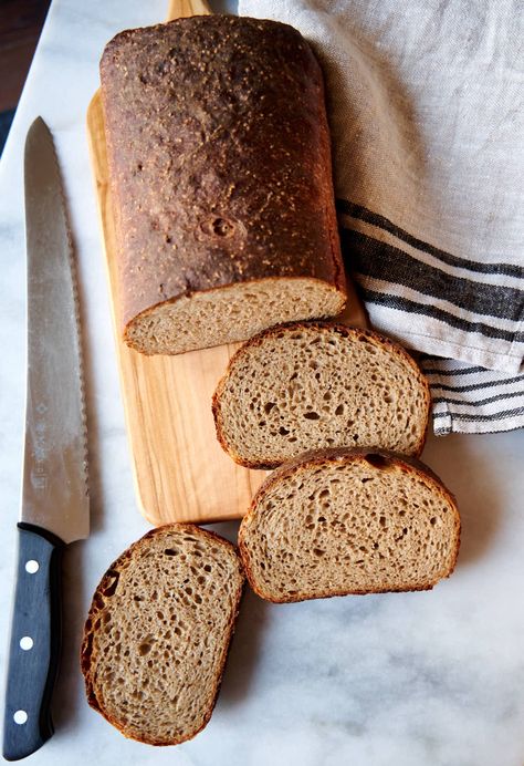 Rye Starter Recipe, Sourdough Discard Rye Bread, Dark Rye Sourdough Bread, Rye Sourdough Discard Recipes, Bread With Sourdough Discard, Dark Rye Bread Recipe, Rye Recipes, Discard Bagels, Flour Water Salt Yeast