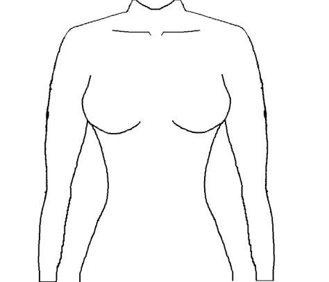 Female Torso Drawing, Chest Tattoo Template, Torso Drawing, Body Outline, Body Template, Female Torso, Tattoo Templates, Outline Drawings, Face Expressions