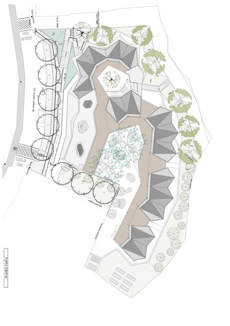 Kindergarten Plan, Urban Design Architecture, Urban Design Concept, Kindergarten Design, Architecture Concept Diagram, Roof Architecture, Concept Diagram, Architecture Design Concept, Plan B