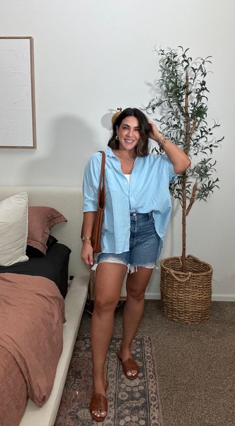 Mid Size Summer Outfits 2024, Summer Outfits Midsize Women, Midsize Summer Outfits 2024, Midsize Spring Outfits, Midsize Summer Outfits, Midsize Fashion Summer, Madrid Outfits, Outfit Hacks, Girls Night Outfit