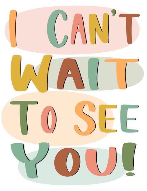 I Cant Wait To See You Card | Etsy See You Again Soon Quotes, Can’t Wait To See You Quotes Funny, See You Quotes, Ready To See You Quotes, Waiting To See You, Cant Wait To Meet You Quotes, Hope To See You Soon, I Can’t Wait To See You Quotes, Happy To See You Quotes