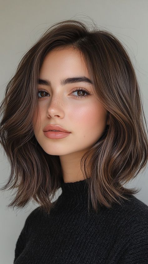 👗 Phenomenal Long Bobs For Thick Hair Lob Haircuts Inspiration 🎀 Long Bobs For Thick Hair, French Lob, Thick Hair Lob, Bobs For Thick Hair, Haircuts With Balayage, Haircuts Inspiration, Wavy Lob Haircut, Hair Lob, Lob Haircut Layered