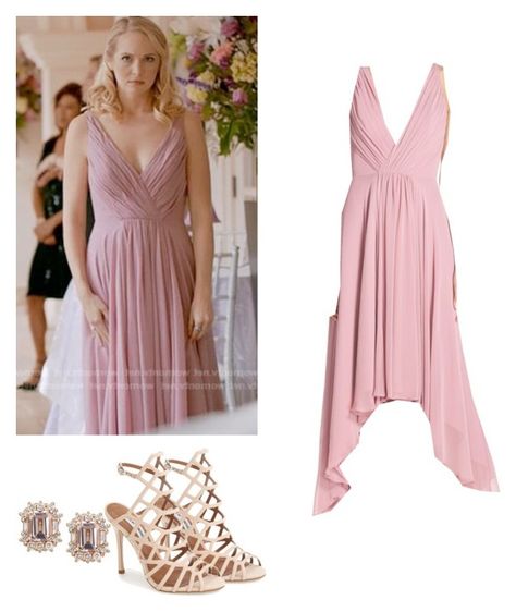 Vampire Diaries Fashion, Caroline Forbes, Monique Lhuillier, The Vampire Diaries, The Vampire, Vampire Diaries, Steve Madden, Sandals