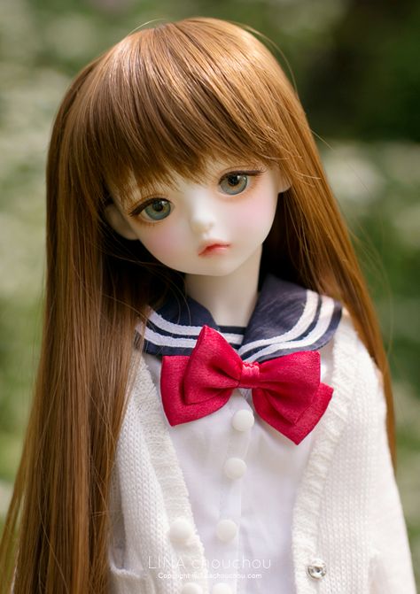 Lina Chouchou, release two limited dolls. Meet Lavinia and Rosemary in their school uniform a Japanese middle school. Accept order today at 19:00 (Japan Time). Get them here at your favorite DOLL shop Dolks Station, http://dolkus.com/list.php… #bjd #balljointed  #dolls Japanese Middle School, Porcelain Dolls Value, Doll Japan, Realistic Dolls, Princesa Disney, Beautiful Barbie Dolls, Japanese Dolls