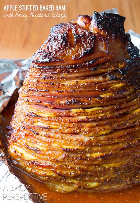 Honey Mustard Ham Glaze, Christmas Ham Recipes, Ham Glaze Brown Sugar, Ham Recipes Baked, Fed And Fit, Honey Glazed Ham, Ham Glaze Recipe, Fit Recipes, Glazed Ham