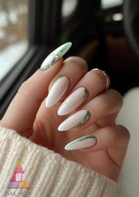 Unveiling the Charm of White Nail Designs 33 Nails Design Almond, White Nails With Designs, White Nails Almond, Matte Stiletto Nails, Subtle Nail Art, Multicolored Nails, Hard Gel Nails, Beauty Nails Design, Winter Nails Acrylic