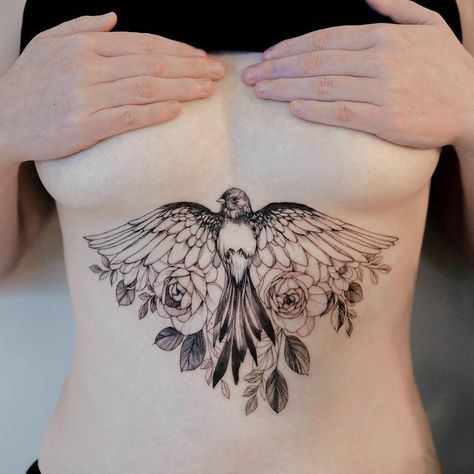 Sternum Tattoos For Women, Underboob Tattoos, Sternum Tattoos, Sternum Tattoo Design, Underboob Tattoo Designs, Gem Tattoo, Scar Tattoo, Creative Tattoo, Underboob Tattoo