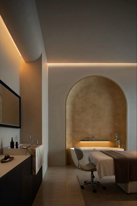 Massage Room Design, Spa Massage Room, Modern Spa, Esthetics Room, Spa Interior Design, Small Spa, Clinic Interior Design, Spa Interior, Relaxation Room