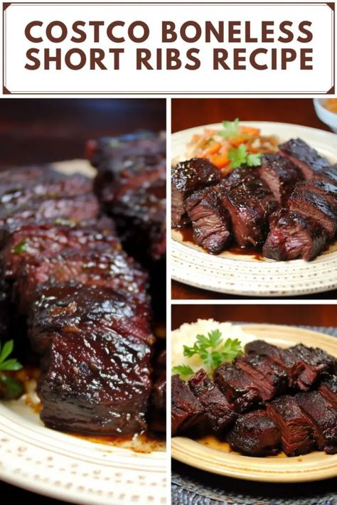 Short Rib Boneless Recipes, Korean Boneless Short Ribs Recipe, Beef Chuck Short Ribs Boneless Recipes, Beef Shoulder Ribs Recipes, Beef Chuck Boneless Short Ribs Recipes, Chuck Beef Ribs Recipe, Beef Chuck Ribs Recipe Crock Pot, Smoked Boneless Short Ribs, Boneless Chuck Short Ribs