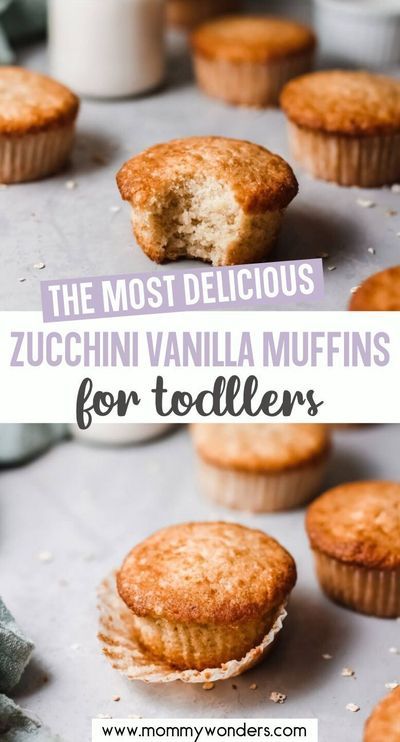 Healthy Muffins For Toddlers, Muffins For Toddlers, Zucchini Muffin, Toddler Muffins, Veggie Muffins, Vanilla Muffins, Healthy Toddler Snacks, Baby Led Weaning Recipes, Healthy Baby Food