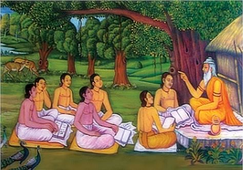 Ancient Gurukulam Vedic Period, National Defence Academy, Rama Image, Celestial Sphere, Indian Philosophy, Lord Rama Images, Guru Purnima, God Will Provide, Indian Painting