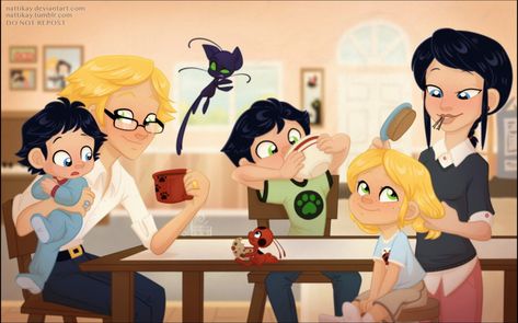 The Agreste family. Ladybugs Movie, Marinette Et Adrien, Adrian And Marinette, Ladybug Wallpaper, Catty Noir, Miraculous Ladybug Memes, Miraculous Ladybug Wallpaper, Miraculous Ladybug Fanfiction, Ladybug Anime