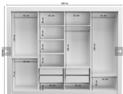 Sliding Wardrobe Inner Design, Wardrobe Inside Design Storage, Bedroom Interior Wardrobe, Sliding Wardrobe Design Modern, Bedroom Almari, Closet Organization Bedroom, Built In Cupboards Bedroom, Interior Design Modern Bedroom, Wardrobe Inside Design