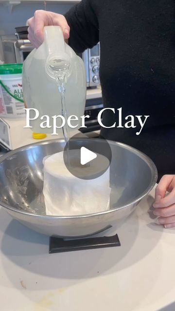 Crepe Flora on Instagram: "Let’s talk about paper clay. Having absolutely no expectations or experience with this, I was pleasantly surprised with how easy the process was and the usefulness of the finished product. It feels and looks like white fish salad (if you haven’t had white fish salad on your bagel, you need to go track some down and try it now). While you can’t really sculpt with it, it makes projects that would be super messy with paper-mâché so easy and fast. Paper clay can be used for so many things - I will share how I use it in an upcoming post. 

Ingredients:
1 1/4 cups damp toilet paper
1 cup premixed drywall joint compound in a plastic tub
3/4 cup School glue
1/2 to 1 cup white flour (adjustable)
2 tablespoons mineral oil (optional)

I followed the instructions from https: Toilet Paper Mache, Toilet Paper Clay, Glue And Water Paper Mache, Paper Mache Fish, Paper Mache With Flour And Water, Fish Salad, Clove Oil, School Glue, White Glue