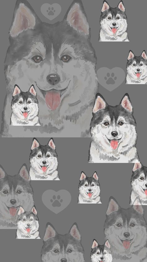 someone requested for a simple phone wallpaper and he wanted a husky. so here it is😃 Husky Wallpaper Iphone, Husky Wallpaper, Simple Phone Wallpaper, Cute Husky, Simple Phone Wallpapers, A Husky, Cute Backgrounds, I Wallpaper, Cute Wallpapers