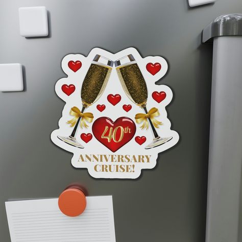 Cruise Decorations, Cabin Door Decorations, Anniversary Cruise, Couple Cruise, Ship Travel, Cabin Door, Cruise Ideas, Door Magnet, Cruise Gifts