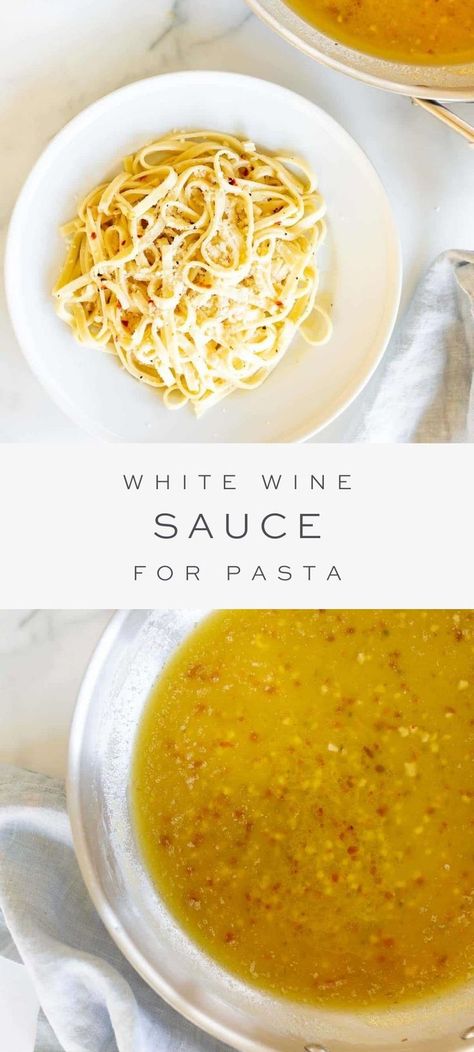 White Wine Sauce For Pasta, Wine Sauce For Pasta, Wine Pasta Sauce, White Wine Pasta Sauce, White Wine Sauce Recipes, Garlic White Wine Sauce, Pasta Seafood, Sauce For Pasta, Cooking With White Wine