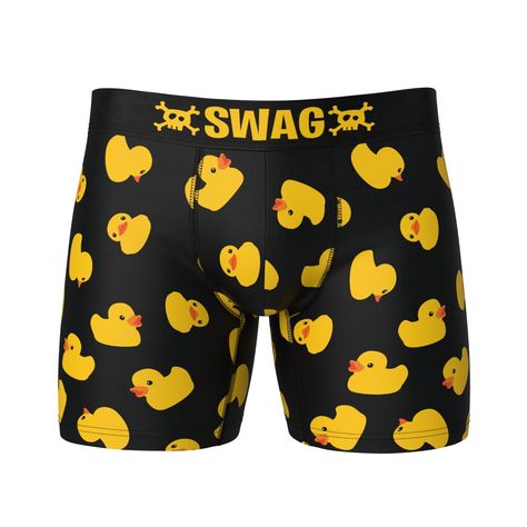 SWAG - Duckies: Just Ducky Boxers – SWAG Boxers Boxers Outfit Female, Jordan Gift, Funny Boxer, Boys Boxers, Basic Girl, Pirate Flag, Quirky Fashion, Mens Boxers, Rubber Ducky