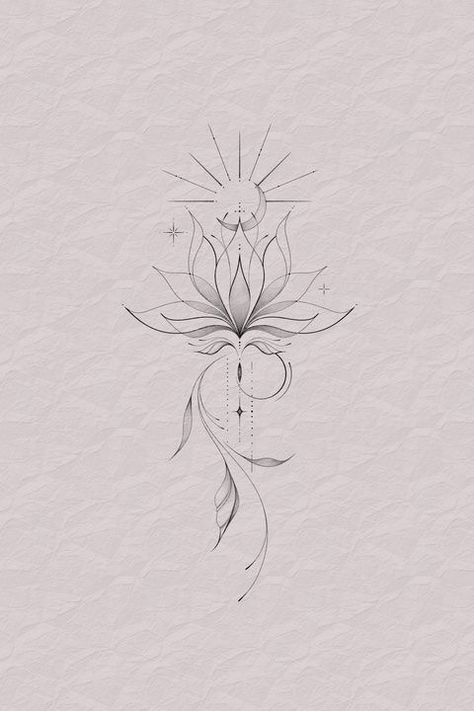 Rebirth Tattoo, Tortoise Tattoo, Lotusblume Tattoo, Small Lotus Tattoo, Lotus Tattoo Design, Horoscope Tattoos, Unalome Tattoo, Anklet Tattoos, Beautiful Flower Tattoos