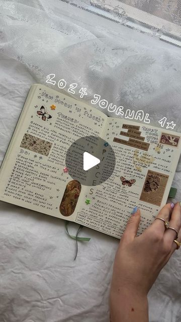 nikey on Instagram: "first journal of 2024 is filled! 📝🥹⭐️ also it's perfect timing, because now i can gift myself a new one for my birthday next week! 🧚🏻‍♀️ so in love with this one. it's a perfect mix of messy writing pages and pretty spreads and filled with so many feelings and memories, it means so much to me. my heart between pages. ❤️‍🩹 #journaling #journal #tagebuch #bujo #journalinspiration #writing #diary #2024journal" Bujo Memories Page, Birthday Gift For Myself, First Page Of Diary, Bujo First Page, Dairy First Page Ideas, First Page Of Journal, First Journal Page, Journal Pages Aesthetic, Messy Writing