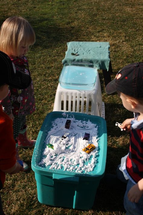 Sensory Water, Cream Car, Wash Station, Happy Hooligans, Glass Pan, Stool Table, Shaving Foam, Summer Activity, Good Year