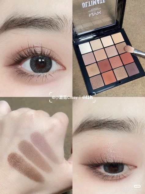 Dark Winter Eyeshadow, Iu Makeup, Dark Winter Makeup, Makeup For Downturned Eyes, Winter Eyeshadow, Downturned Eyes, Daily Eye Makeup, Easy Eye Makeup Tutorial, Eyes Reference