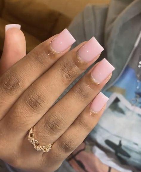 Short Ombre Nails, Grey Acrylic Nails, Ombre Acrylic Nails, Colored Acrylic Nails, Girly Acrylic Nails, Polygel Nails, Work Nails, Short Square Acrylic Nails, Dope Nail Designs