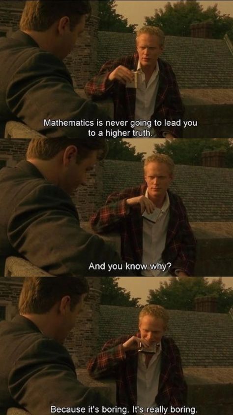 Movie Quotes Deep, Mind Pictures, Better Myself, Deep Wisdom, A Beautiful Mind, Paul Bettany, 2000s Movies, Film Quotes, Words Of Affirmation