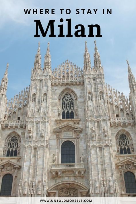 Milan Italy - guide to where to stay in Milan by district. Find the best hotel and things to do in Milan for your next trip to one of Italy's great cities. Stay close to the Duomo and historic centre or experience the fun nightlife in Navigli. Luxury hotels in Milan. Design hotels. Family hotels in Milan Best places to stay in Milan via @untoldmorsels Hotels In Milan Italy, Where To Stay In Milan Italy, Where To Stay In Milan, Milan Hotels, Best Hotels In Milan, Italy Guide, Things To Do In Milan, To Do In Milan, Milan Hotel