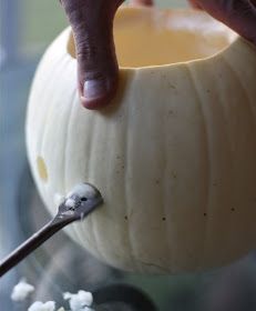 17 Apart: How To: Drilling Pumpkins Drilling Pumpkins, Watermelon Flower, Carrot Flowers, Easy Pumpkin Carving, Pumpkin Contest, Carving Pumpkins, Pumpkin Art, Drilling Holes, Pumpkin Seasoning