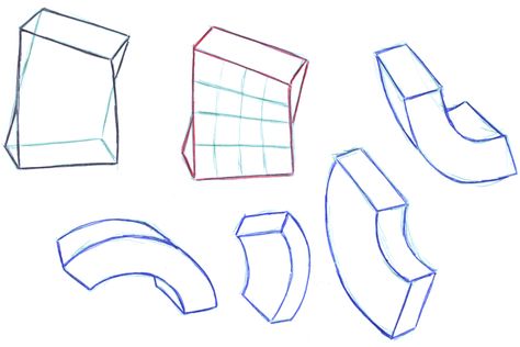 https://www.practicedrawingthis.com/pinterest/ Twisted Cube Drawing, Practice Drawing Shapes, Basic Shapes Design, Shapes Drawing, Geometric Shapes Drawing, Square Drawing, 3d Geometric Shapes, Form Drawing, Perspective Drawing Lessons