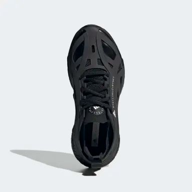 adidas by Stella McCartney Solarglide Running Shoes Black Adidas Sportswear Running Shoes, Adidas By Stella Mccartney Shoes, Adidas X Stella Mccartney, Adidas Athleisure Basketball Shoes, Synthetic, Adidas Stella Mccartney, Clashing Prints, Best Tank Tops, Yoga Tank Tops, Stella Mccartney Adidas