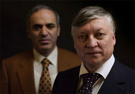 Two legends, Kasparov and Karpov. Anatoly Karpov, Garry Kasparov, Bobby Fischer, Chess Master, Art Through The Ages, Logic Games, History Literature, Kings Game, Chess Players