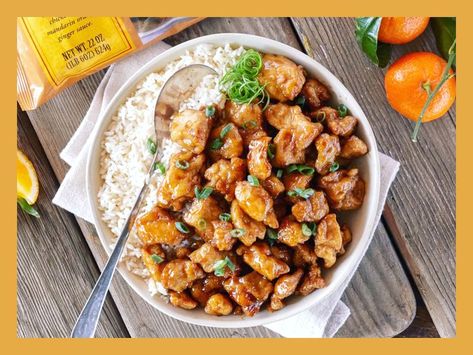 Mandarin Orange Chicken, Trader Joes Frozen Food, Chicken Over Rice, Trader Joes Recipes, Cooking Classy, Orange Chicken, Trader Joe’s, Frozen Meals, Trader Joe