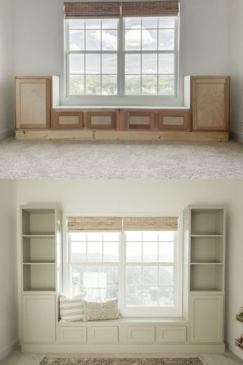 Cubbies Mudroom, Window Seat Design, Bench Diy, Casa Vintage, Hus Inspiration, Mudroom Bench, Window Seat, Cubbies, House Inspo