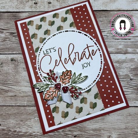 Let's Celebrate Joy - Iconic Celebrations Card - Smiths Crafty Creations Iconic Celebrations Dsp, Su Iconic Imagery, Stampin Up Iconic Celebrations Dsp, Stampin Up Iconic Imagery Cards, Iconic Celebrations Stampin Up Cards, Stampin Up Iconic Celebrations, Iconic Imagery Stampin Up Cards, Stampin Up Iconic Imagery, Chrismas Cards