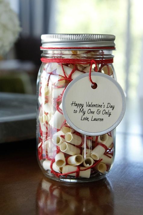 Message Jar, Valentine Notes, Happy Jar, Love Jar, Reasons Why I Love You, Happy Valentines Day Images, Love Wishes, Valentines Presents, Happy Thanksgiving Quotes