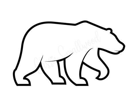 Polar Bear Template, Polar Bear Outline, Polar Bears Activities, Craft Animals, Polar Bear Drawing, Bear Stencil, Polar Bear Face, Bear Template, Polar Bear Craft