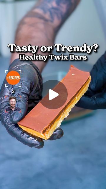 Recipes on Instagram: "These healthy Twix bars are going to blow your mind 🤯🍫 Satisfy your sweet tooth guilt-free with our new healthy Twix! 😮 What’s your favorite chocolate bar? 👇👀 #chocolate #chocolatebar #dessert #twixbar #twix #healthy #healthydessert" Healthy Twix Bars, Twix Bars, Twix Bar, Clean Snacks, Guilt Free, Blow Your Mind, Healthy Dessert, Chocolate Bar, Sweet Tooth