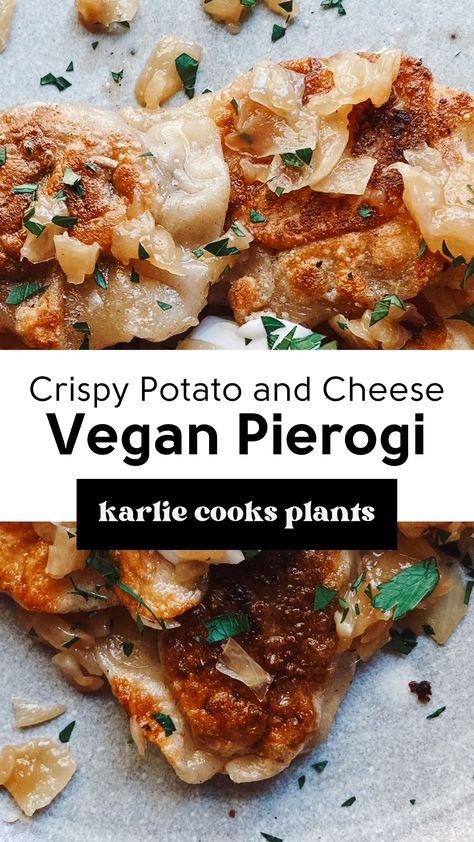 Craving comfort food but need a vegan option? Look no further! 😋 These crispy potato and cheese vegan pierogi are your new go-to treat. Packed with flavor and nutrients, you'll love indulging in these plant-based delights. 🥔💚 Sweet Potato Perogies, Sweet Potato Perogies Recipe, Vegan Gluten Free Perogies, Vegan Pierogi, Potato And Cheese Pierogi, Polish Dumplings, Semolina Pasta, Cheese Vegan, Fall Dinners