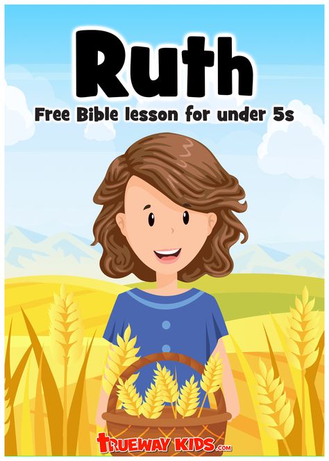 Crafts For Ruth Bible Story, Ruth Preschool Bible Craft, Ruth Bible Story Crafts For Kids, Ruth Bible Crafts For Kids, Ruth And Boaz Bible Craft, Ruth Crafts For Kids Sunday School, Ruth And Naomi Craft Preschool, Ruth Coloring Page, Ruth Bible Craft