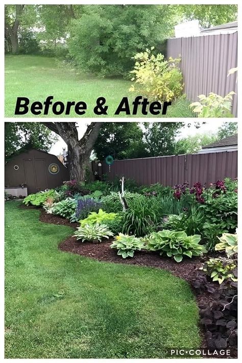 Easy Landscape Ideas, Landscape Ideas Backyard, Tree Corner, Backyard Garden Ideas, Easy Landscape, Yard Ideas Backyard, Front Yard Garden Design, Front House Landscaping, Sustainable Garden