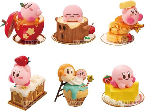 Now available on Amazon! #kirby #nintendo #sweets #dessert Kirby Figurine, Kirby Toys, Frog Queen, Kirby Nintendo, Figurine Collection, Blind Bag, Super Secret, Pop Mart, Vinyl Toys