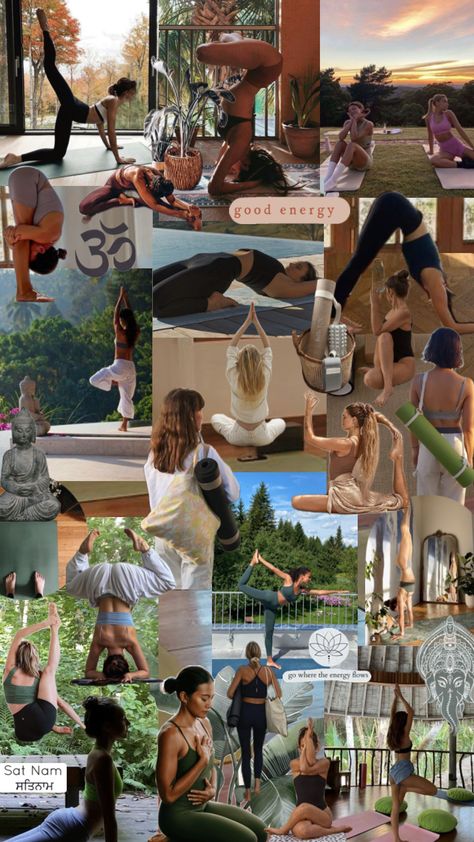 #yoga #aesthetic #health #healthy #nutrition #mind #body #connection #spiritual #vibes #collage Connection Spiritual, Spiritual Vibes, Aesthetic Health, Yoga Aesthetic, Body Connection, Spiritual Yoga, Life Vision Board, Mind Body Connection, Aesthetic Collage