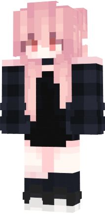 Cute girl with pink hair Pink Hair Minecraft Skin, Minecraft Hair, Streamer Dr, Girl With Pink Hair, Skin Minecraft, Nova Skin Gallery, Horse Armor, Girl With Brown Hair, Blue Dye