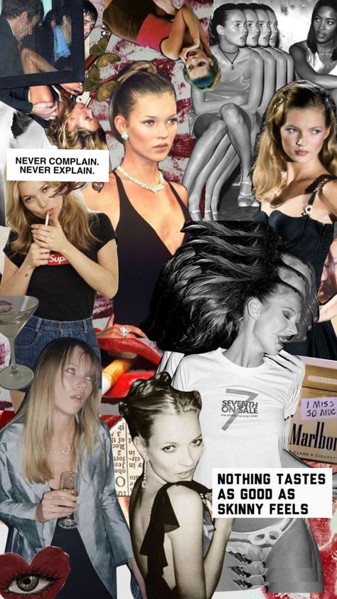 Nothing Tastes As Good As Skinnytaste Quote Kate Moss Wallpaper, Waif Aesthetic 90s, Nothing Tastes As Good As Skinnytaste Quote Kate Moss, Kpop Diets, Icon Coquette, Model Icon, Retired Life, Coquette Vibes, Whiskey Girl