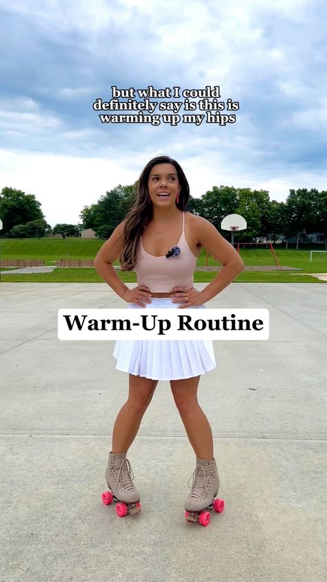 Thank you @rollerskillz for this warm up routine! It’s a hip torcher! 🤪 For her full tutorial and explanation as to what benefits you’ll… | Instagram Roller Skating Outfits, Warm Up Routine, Skate 3, Roller Skaters, Inline Skating, Skating Outfits, Roller Skates, Roller Skating, Skating