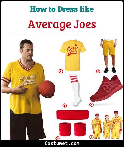 Dodge Ball Halloween Costumes, Average Joes Halloween Costume, Dodgeball Halloween Costume, Average Joes Costume, Dodgeball Costume, Average Joe, Team Costumes, Duo Costumes, Duo Halloween Costumes